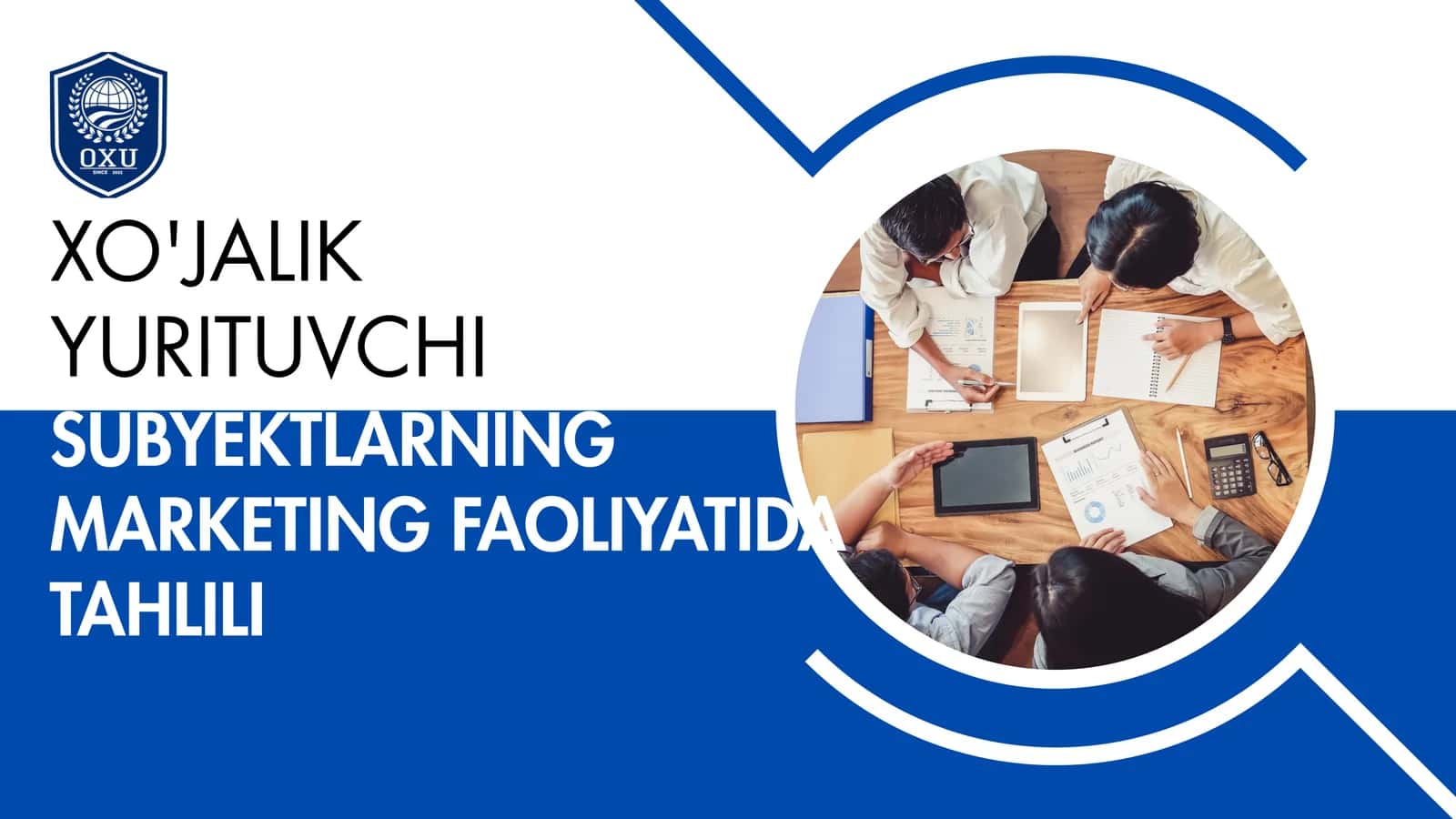 XO'JALIK YURITUVCHI SUBYEKTLARNING MARKETING FAOLIYATIDA TAHLILI