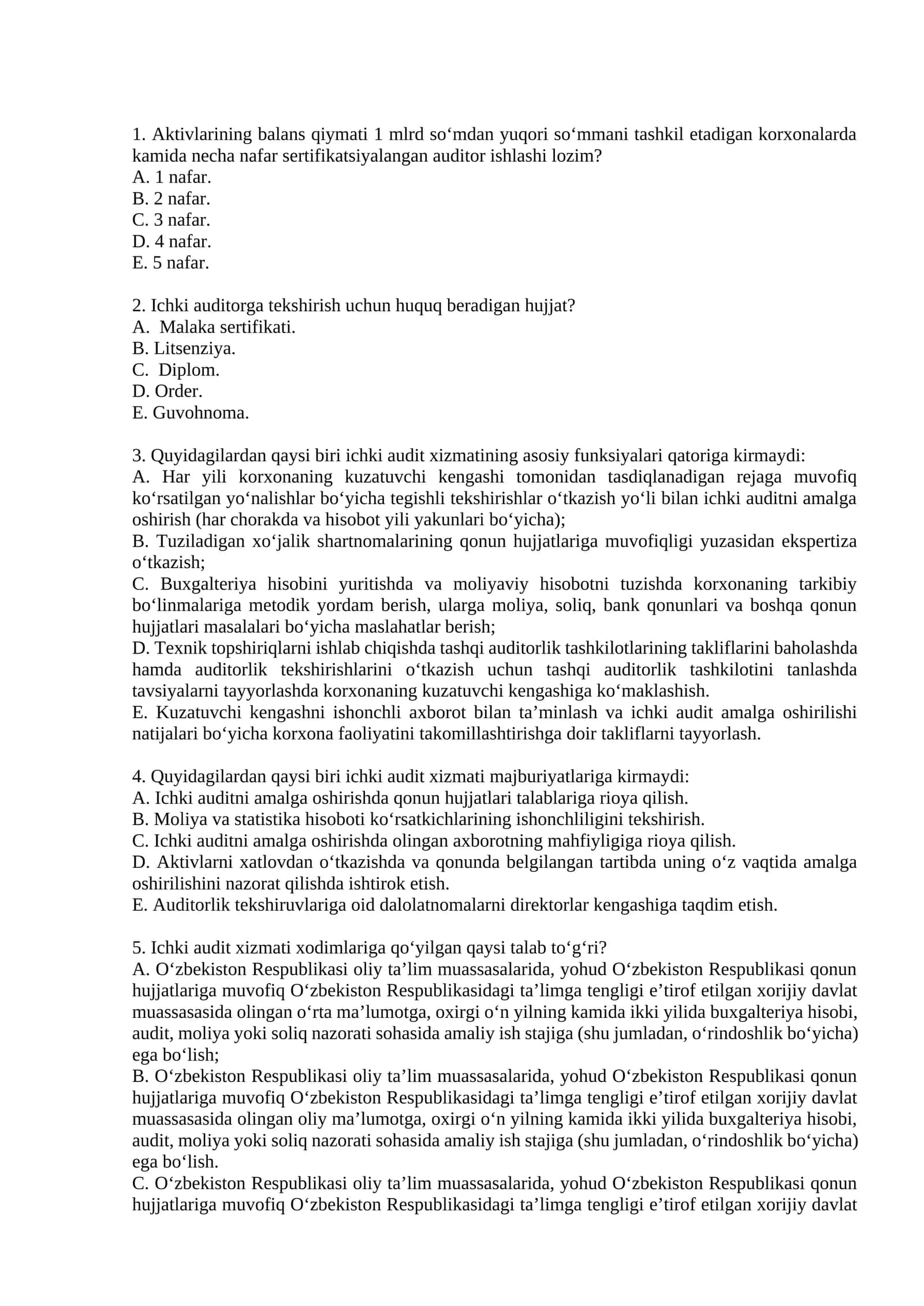 Ichki audit