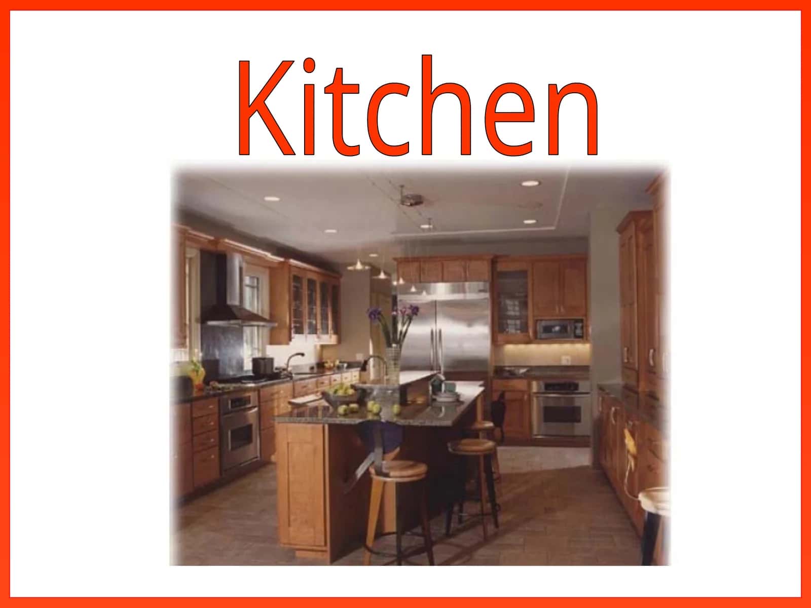 Kitchen english dictionary