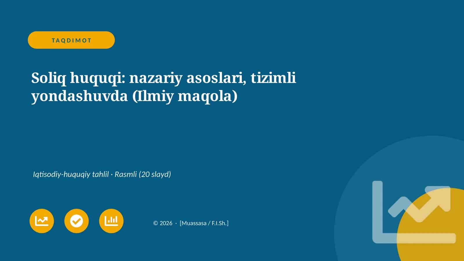 Soliq huquqi: nazariy asoslari, tizimli yondashuvda