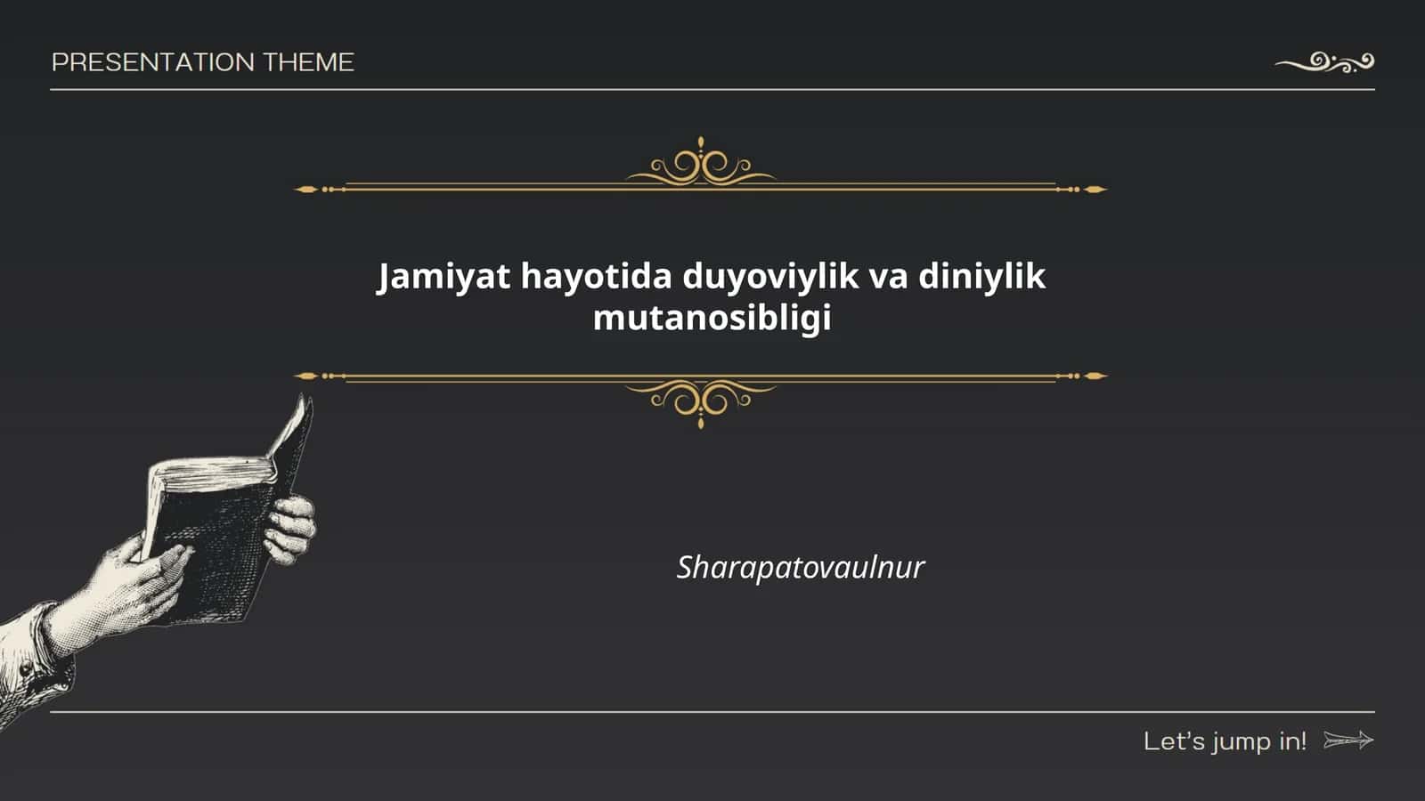 Dunyoviylik tushunchasi