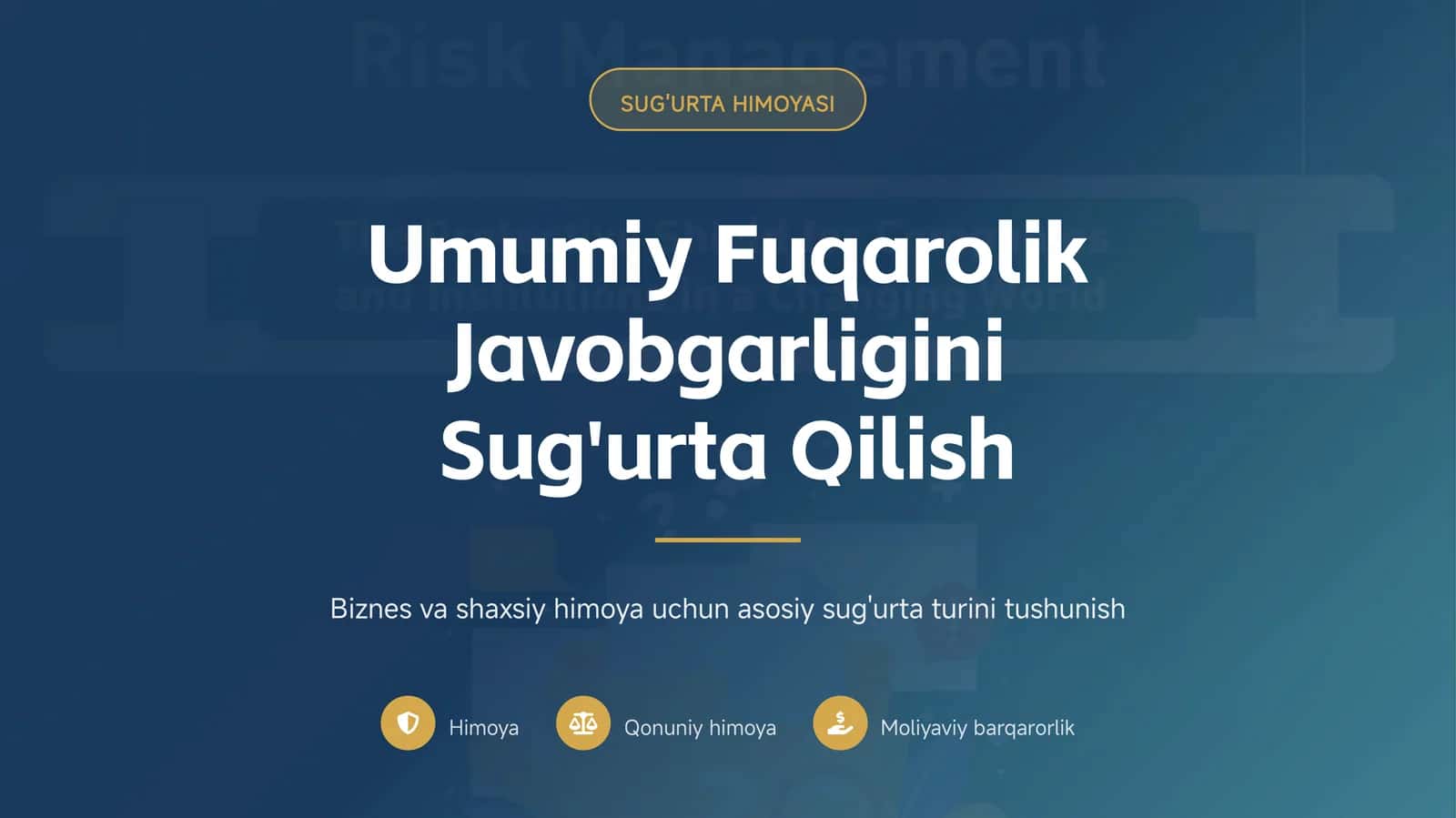 Umumiy fuqarolik javobgarligini sug'urta qilish