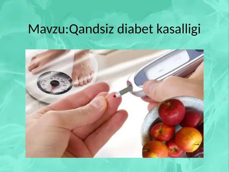 Qandsiz diabet