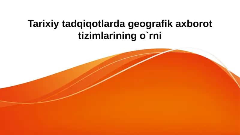 GIS (Geografik axborot tizim)