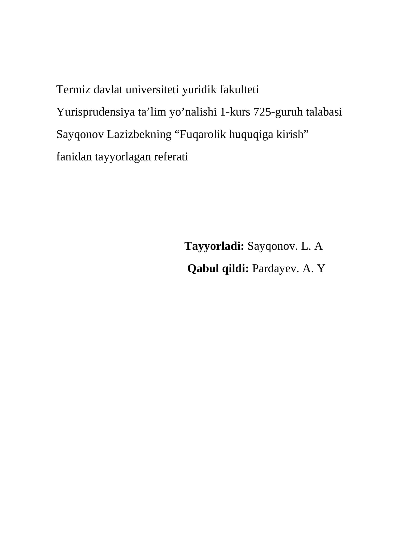 Fuqarolik huquqining manbalari