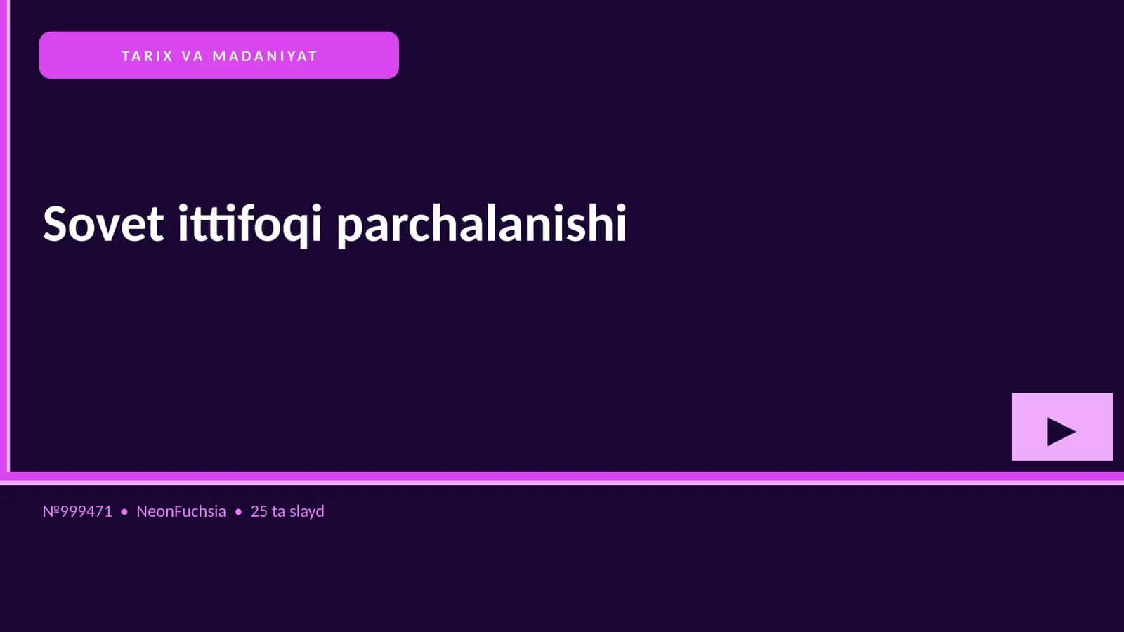 Sovet ittifoqi parchalanishi