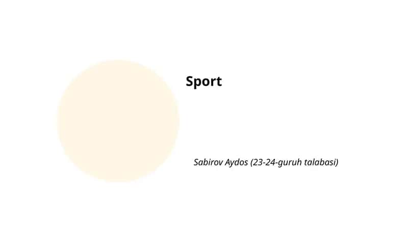Sport