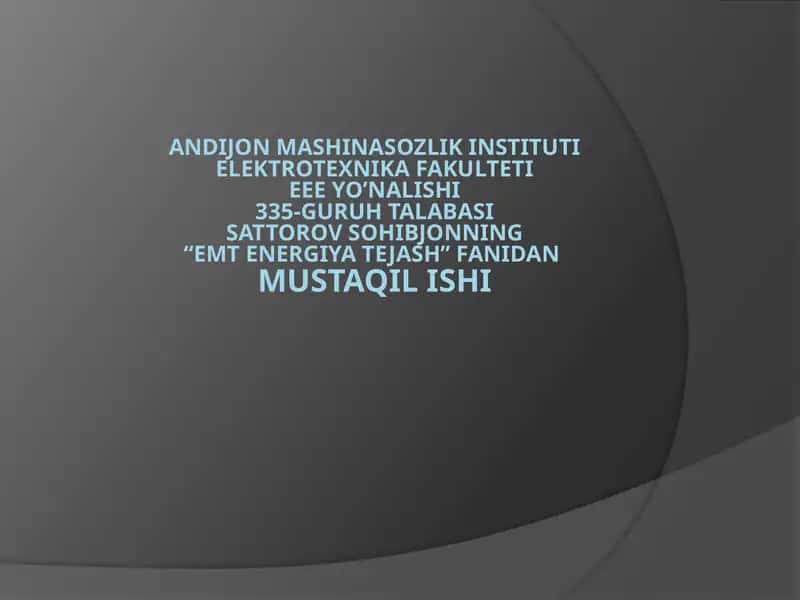 Energiya nitejashi