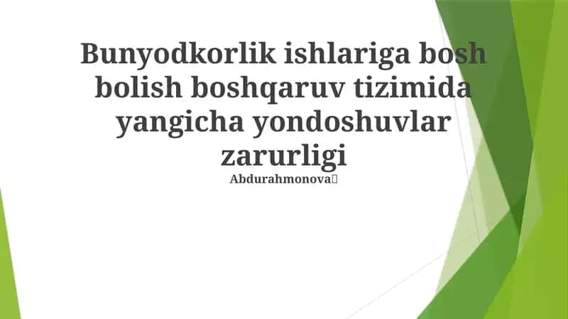 Kelajakni O'zgartirish: Zamonaviy Qurilish Boshqaruv Tizimlarini Joriy etish