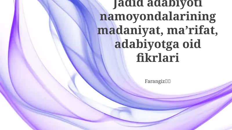 Modern davrda ta'lim
