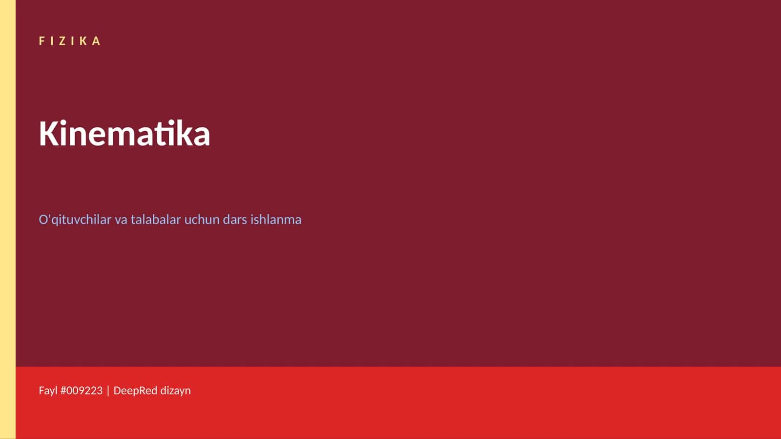 Kinematika