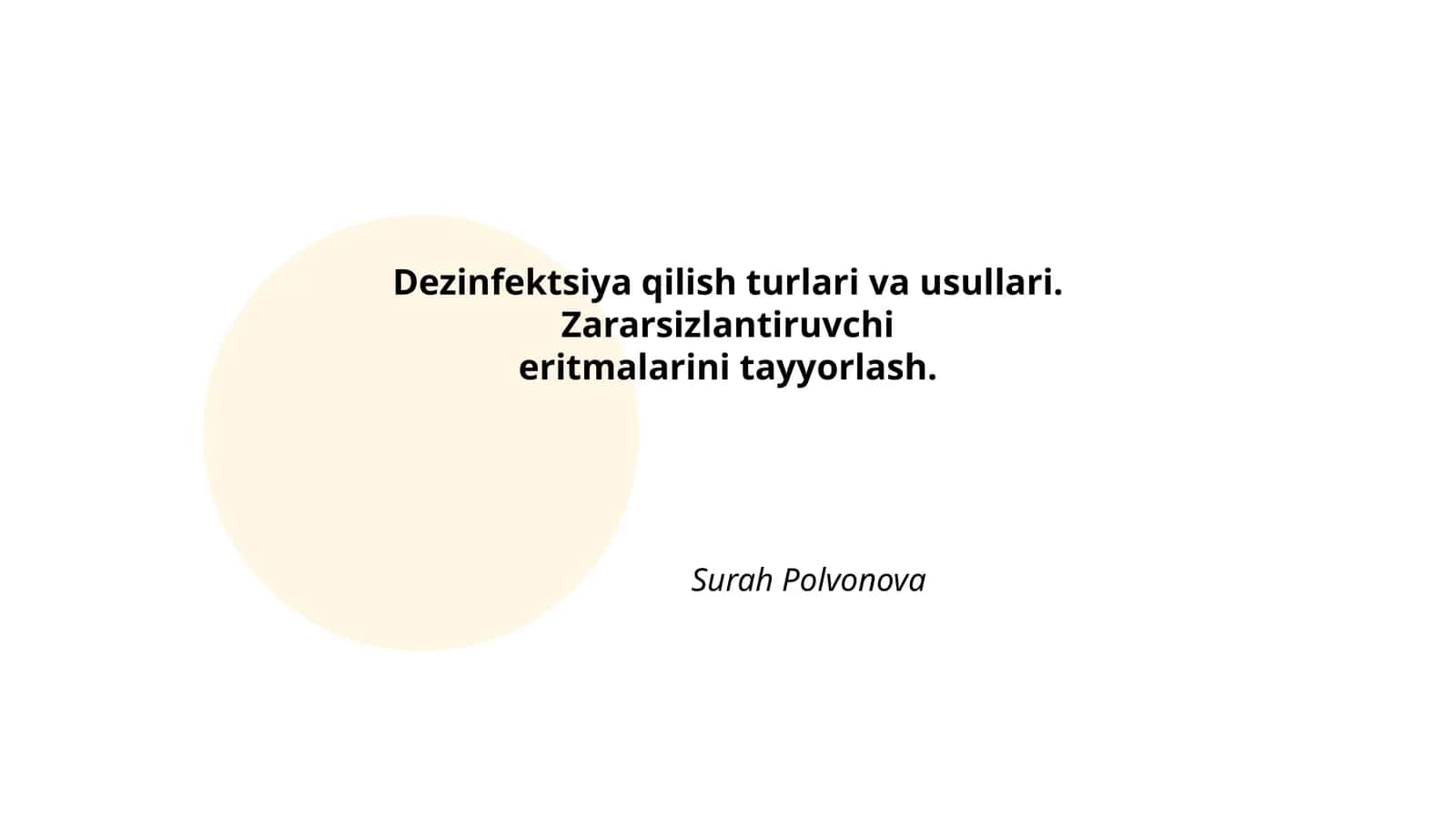 Dezinfektsiya qilish turlari va usullari