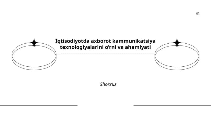 Axborot-kommunikatsiya texnologiyalari iqtisodiyotda