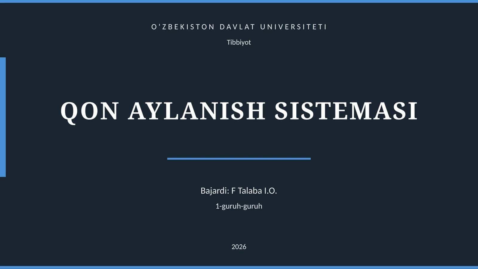 QON AYLANISH SISTEMASI