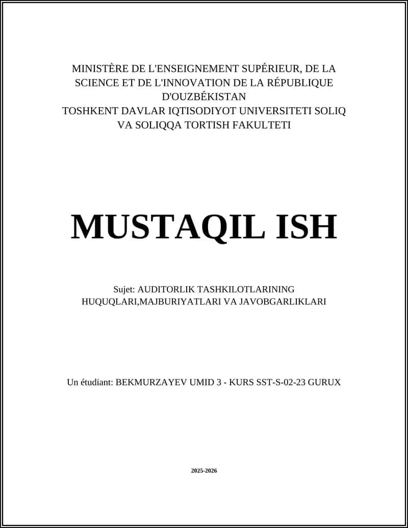 TASHQI ISLOTLAR