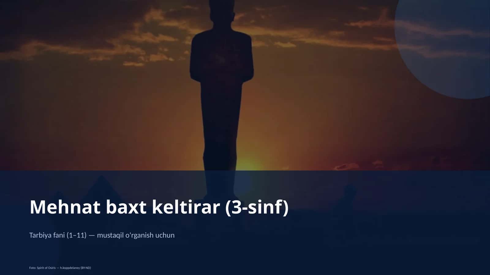 Mehmat baxt keltirar (3-sinf)
