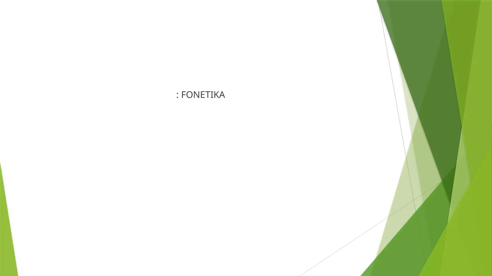 FONETIKA