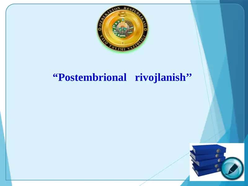 Postembrionalrivojlanish