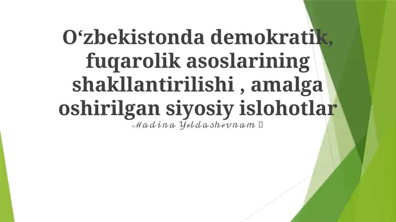 Tarixiy Kontekst va Avtoritarizm Merosı