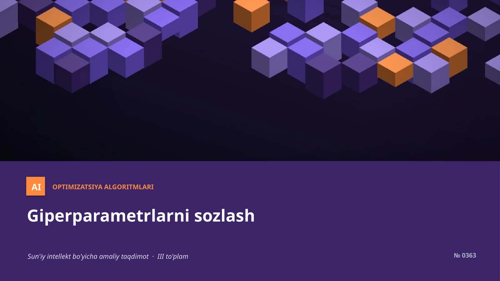 Optimizatsiya algoritmlari