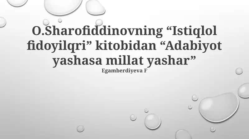 Istiqlol fidoyilqri