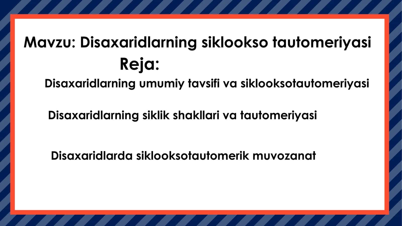 Disaxaridlarningsiklooksotautomeriyasi