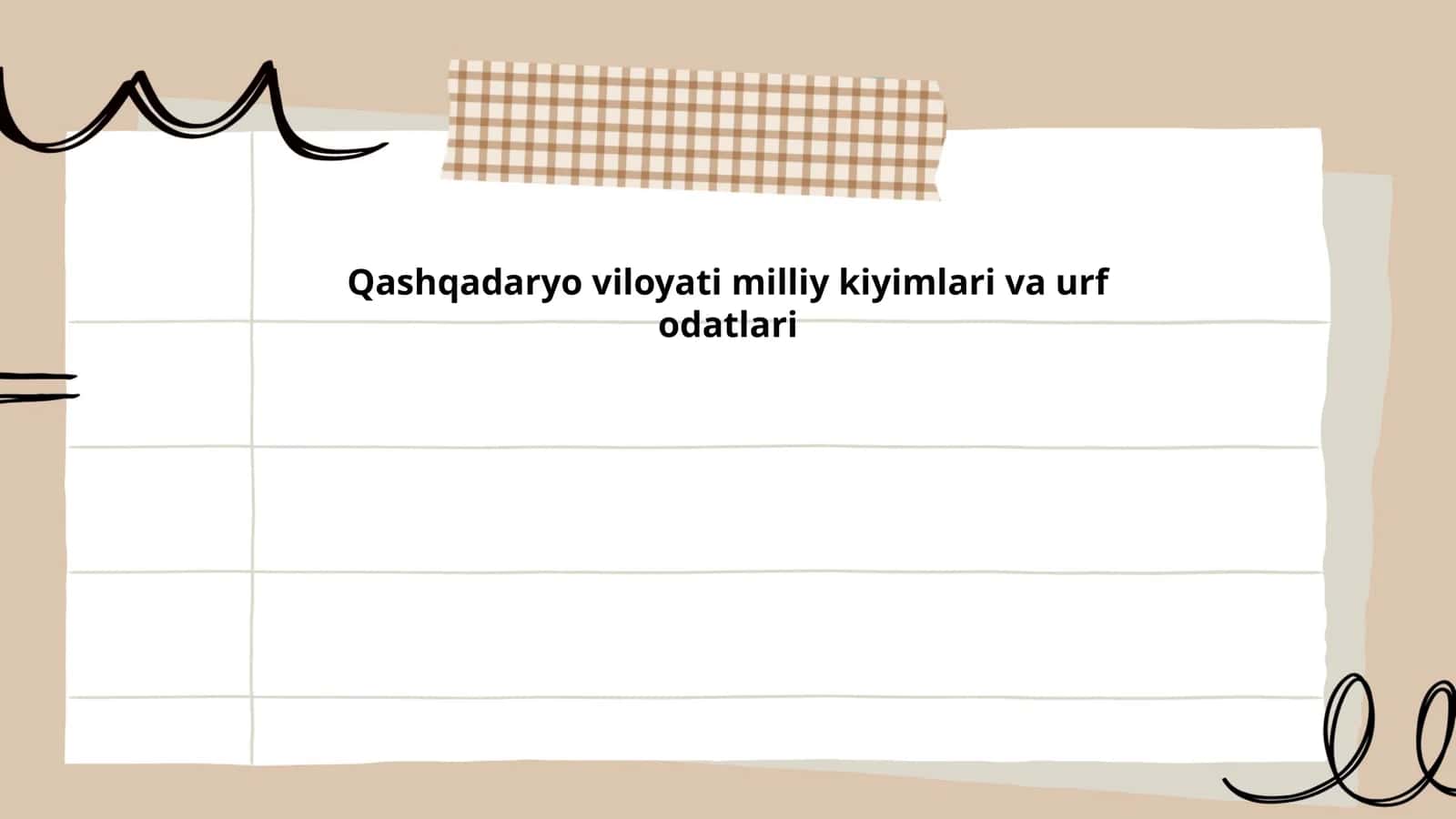 Qashqadaryo viloyati milliy kiyimlari va urf odatlari