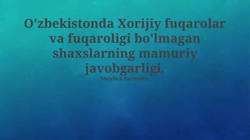 Mamuriy javobgarlik
