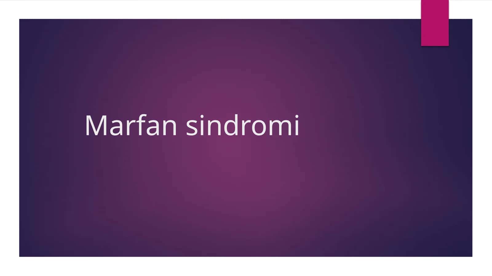 Marfansindromi