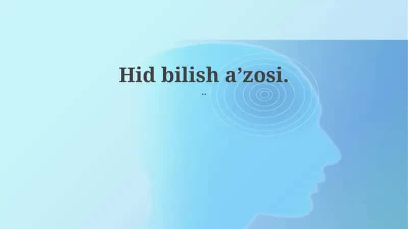 Ta'm bilish organining tuzilishi va fiziologiyasi