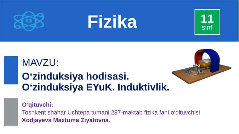 O'zinduksiya hodisasi