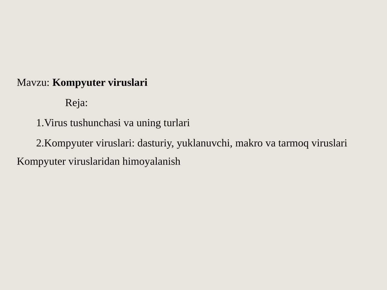 Kompyuterviruslari