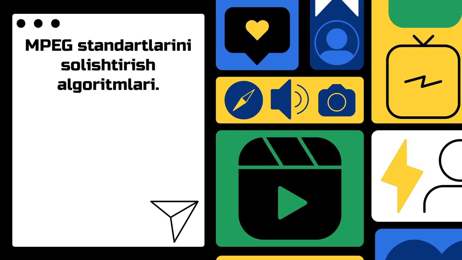 MPEG standartlarini solishtirish algoritmlari