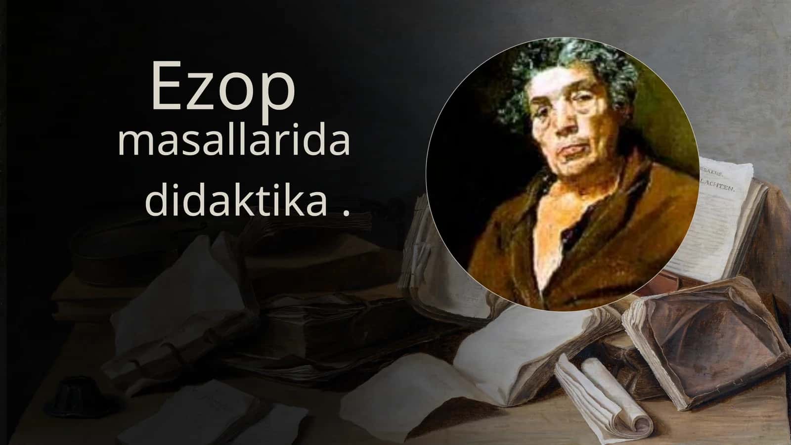 Ezop masallarida didaktika. Masal Janrining Nazariy Asoslari