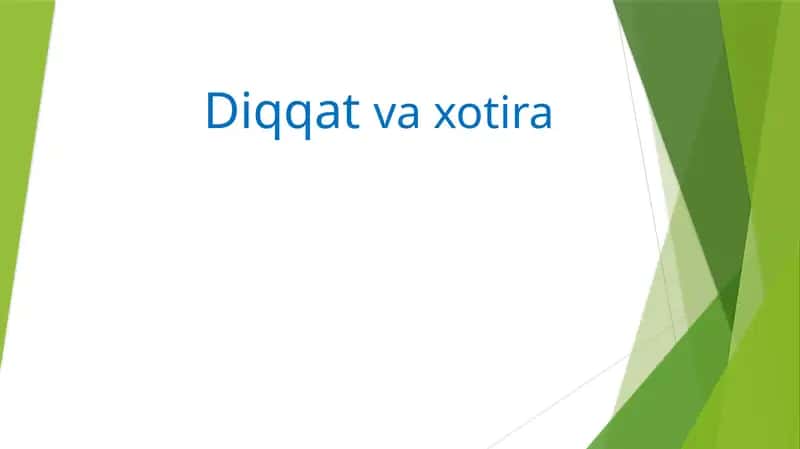 Psixik jarayonlar