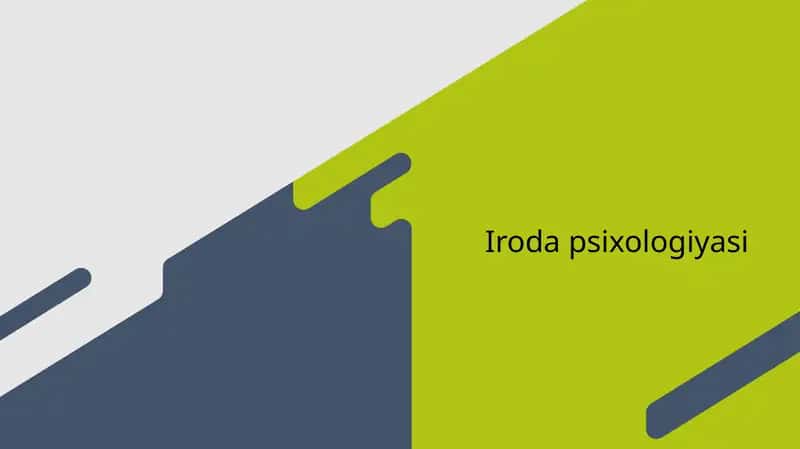 Irodapsixologiyasi