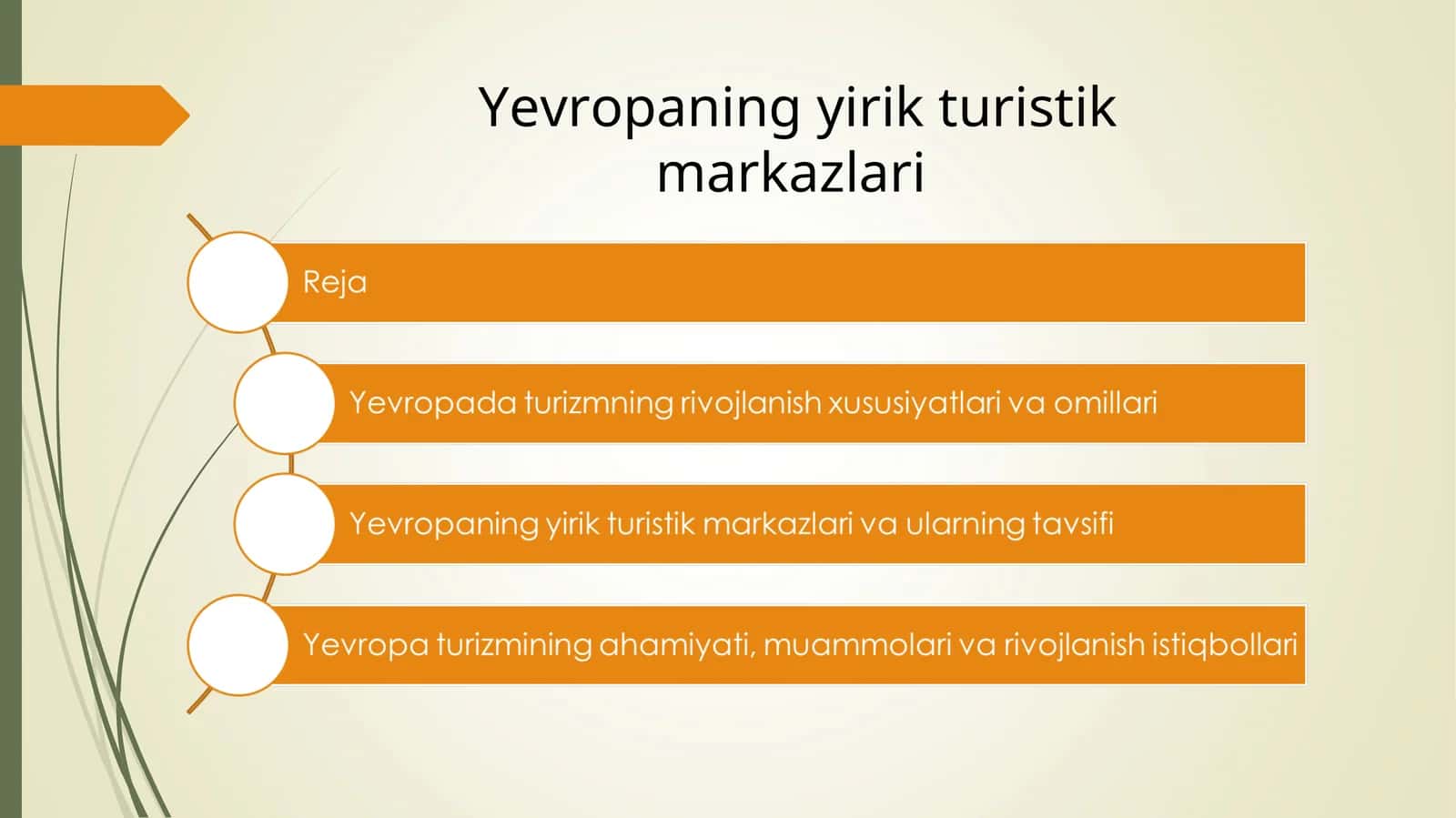 Yevropaning yirik turistik markazlari