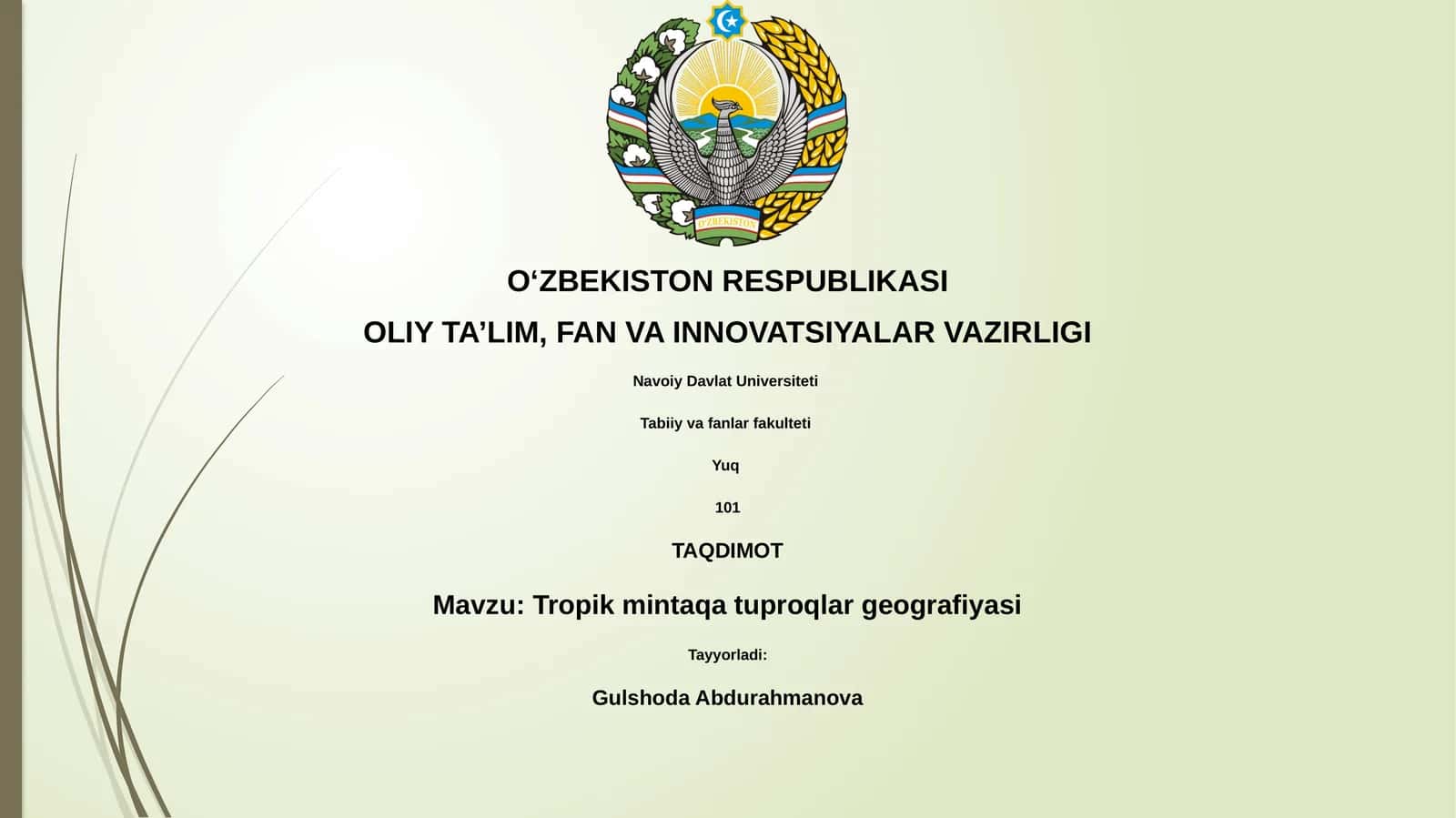 Tropik mintaqa tuproqlar geografiyasi