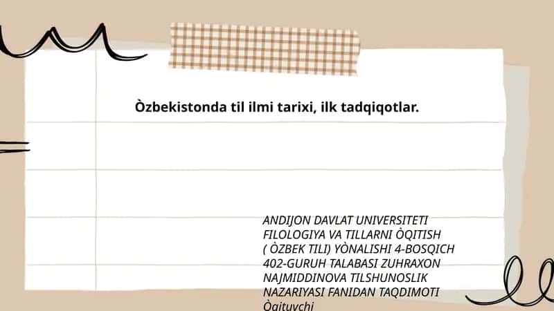 Tilshunoslik Nazariyasi
