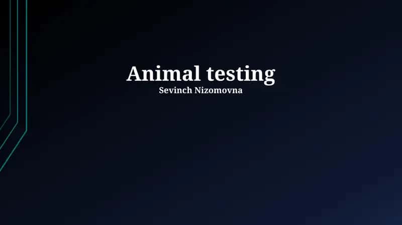 Animal Testing