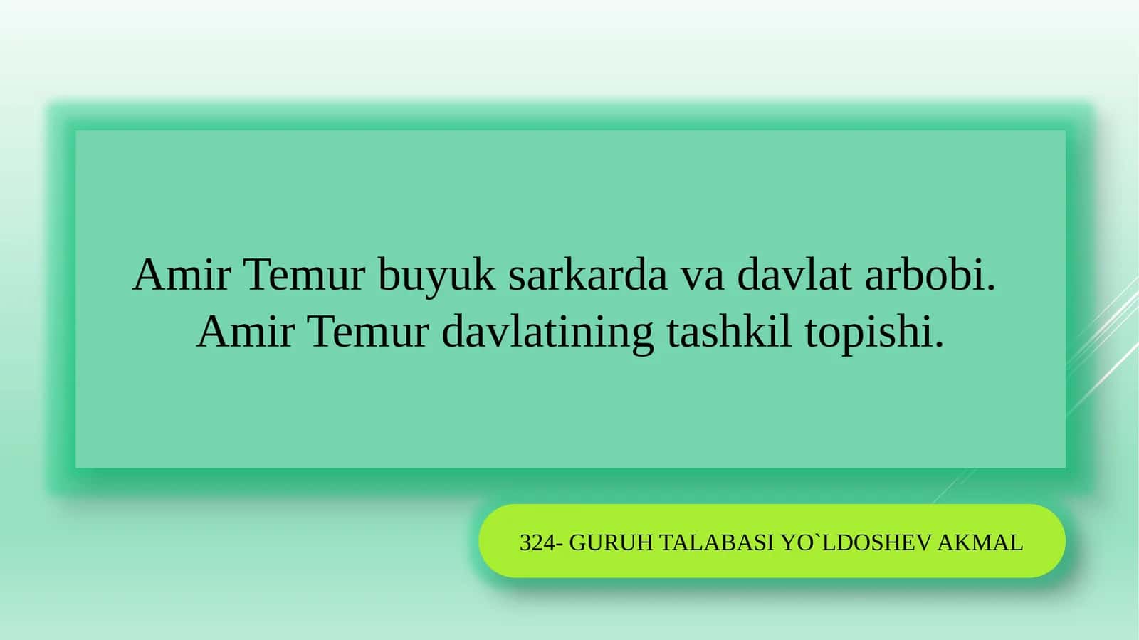 Amir Temur hayotida yozilgan manbalar