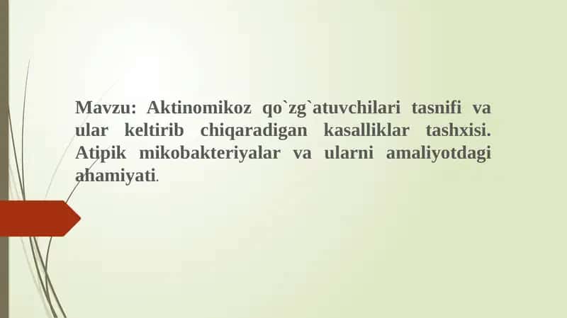 Aktinomikoz
