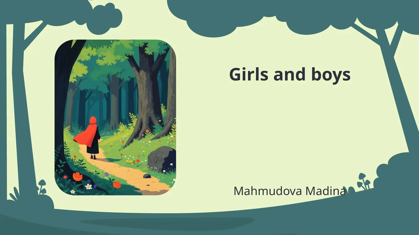 Girls and boys
