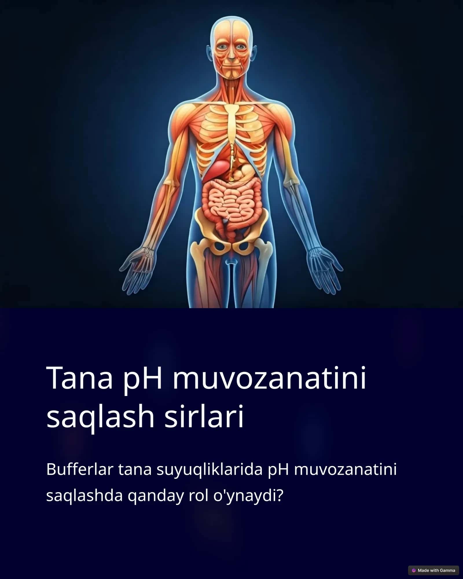 Tana pH muvozanatini saqlash sirlari