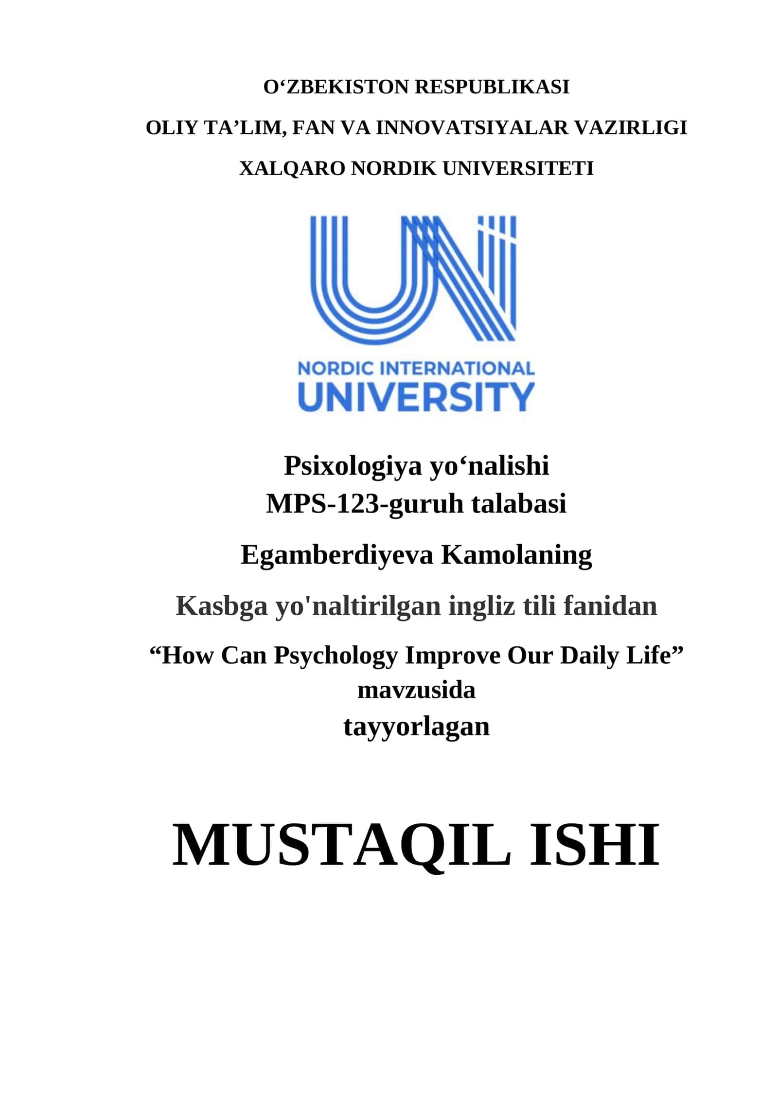 How Can Psychology Improve Our Daily Life