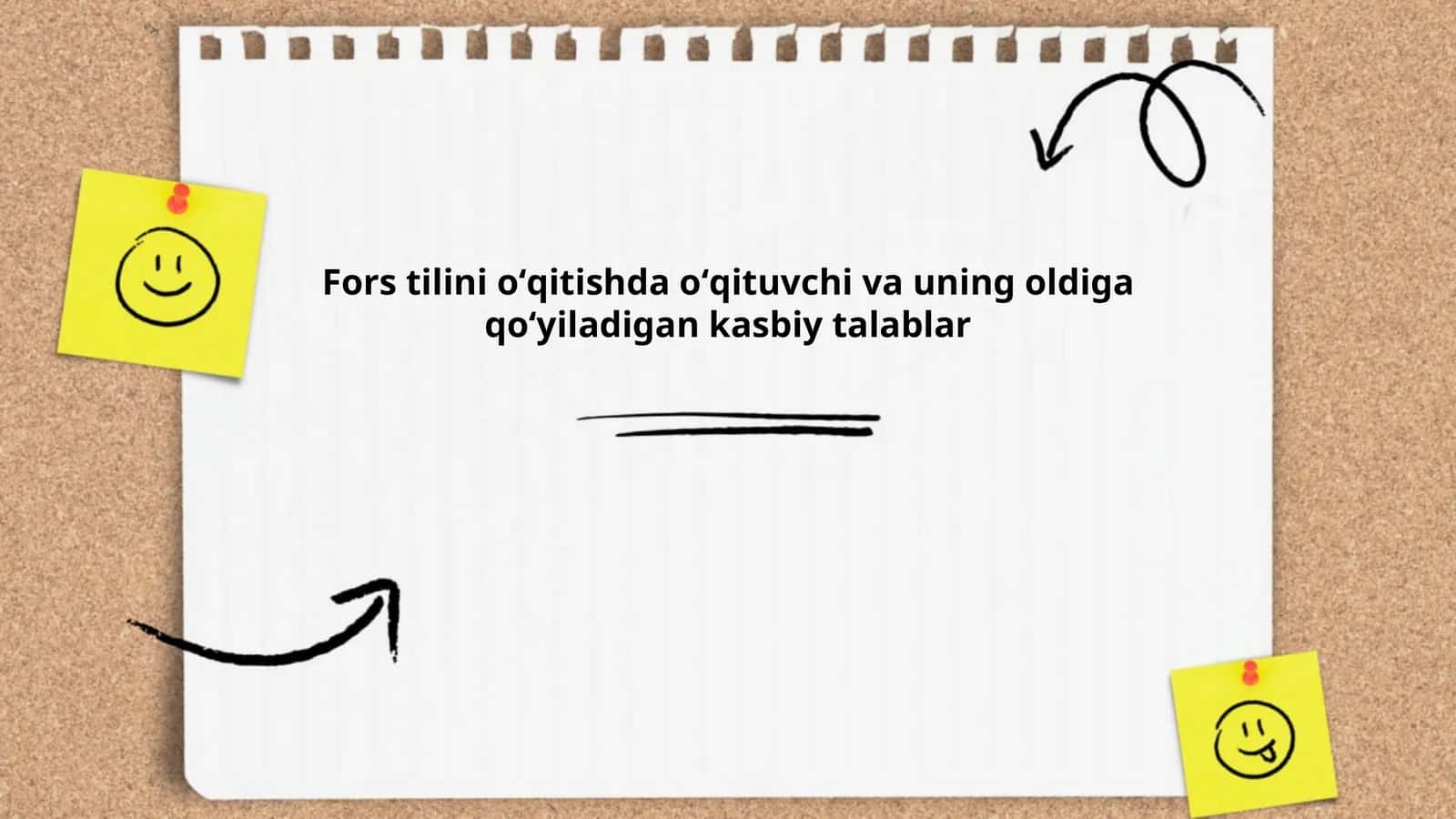 Fors tilini oʻqitishda oʻqituvchi va uning oldiga qoʻyiladigan kasbiy talablar