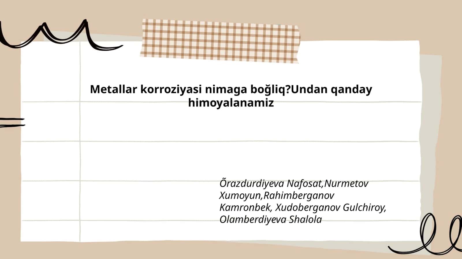 Metallar korroziyasi nimaga boğliq?