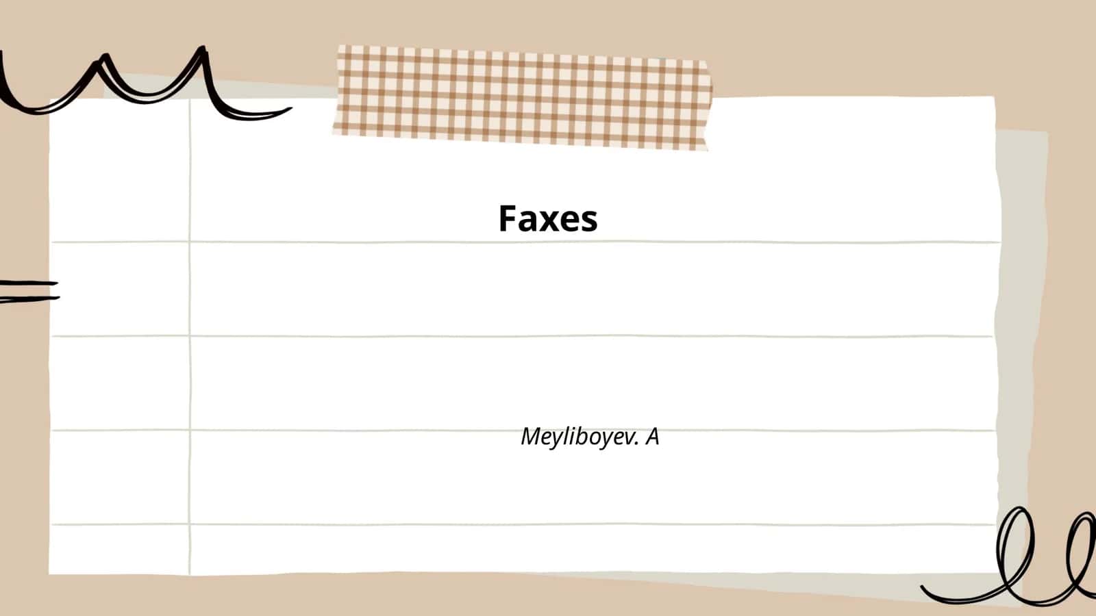 Fax Machines