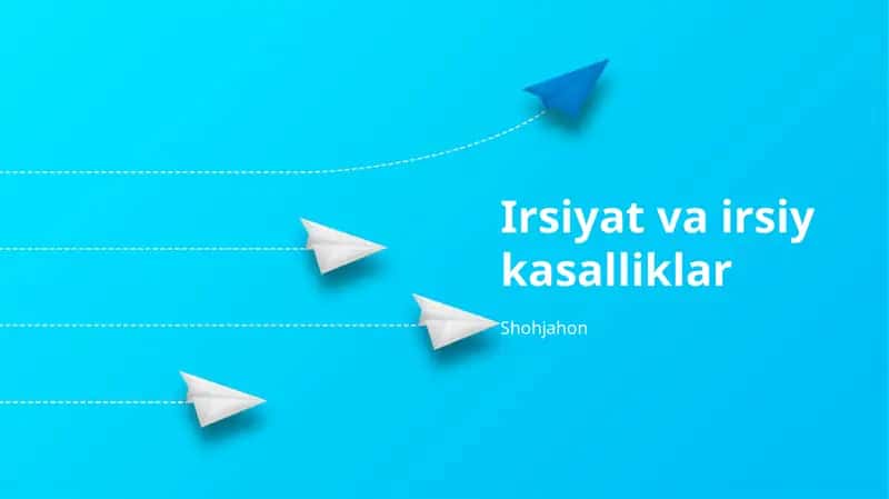 Irsiyat va irsiy kasalliklar