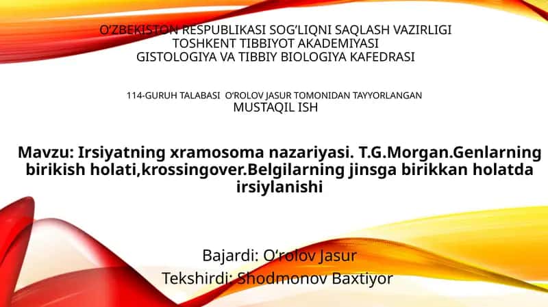 Irsiyatning xromosoma nazariyasi